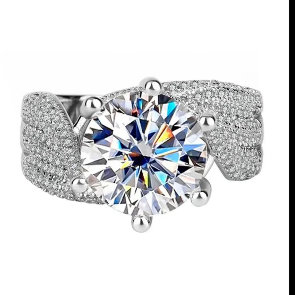 CERTIFIED S925 3.0CT MOISSANITE RING - Picture 7 of 9